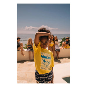 We Are Kids - Dylan Dancing Club Tişört Organik pamuk | Sarı