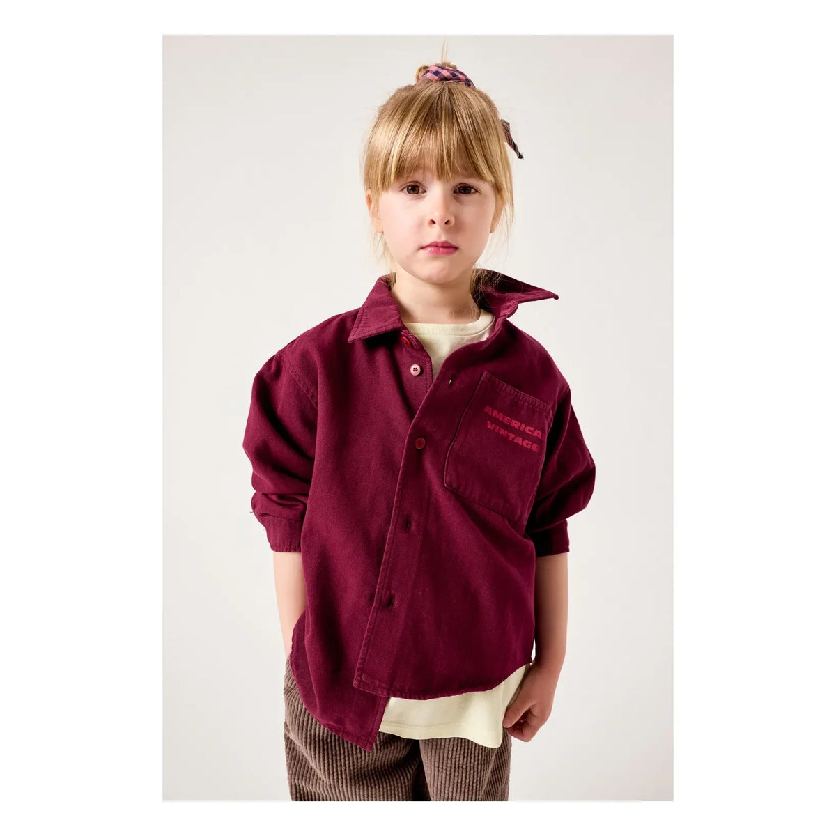 American Vintage - Camisa Lycaz | Burdeos