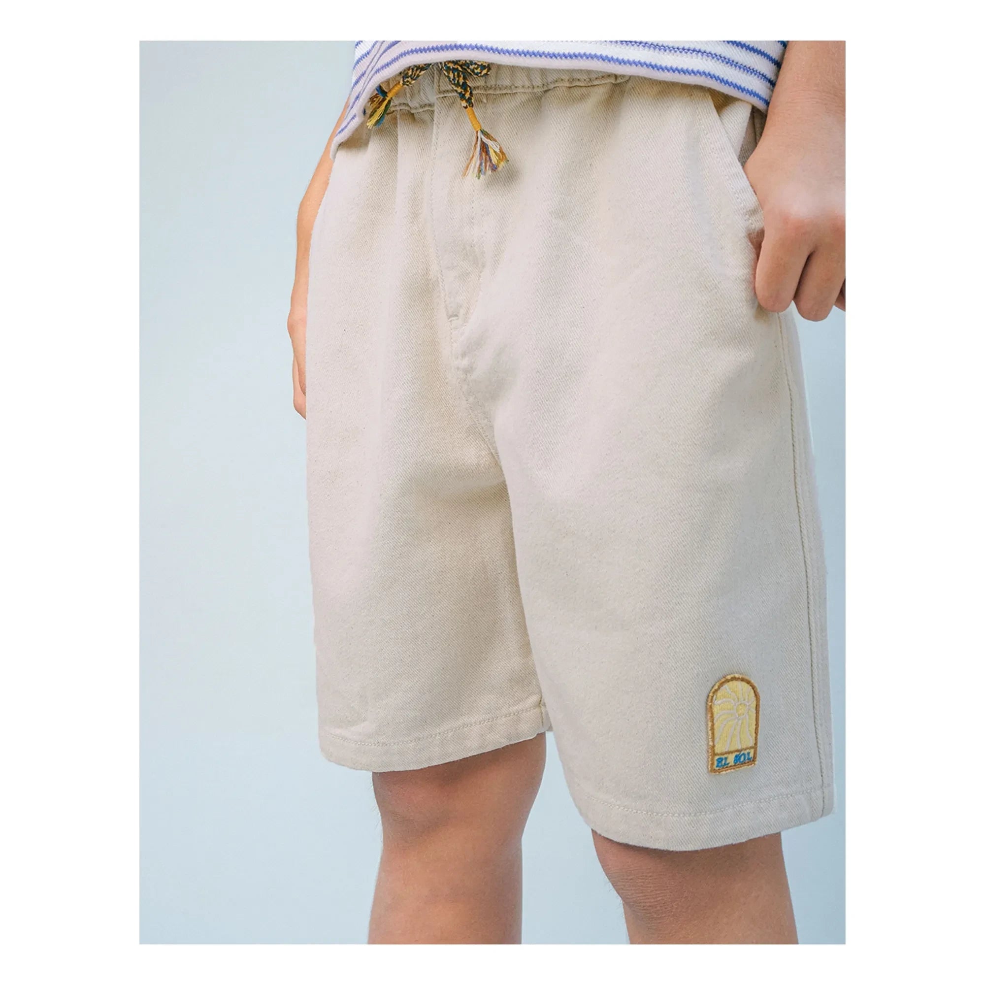 Gingersnaps - Bestickte Cosmo Bermudashorts | Ecru