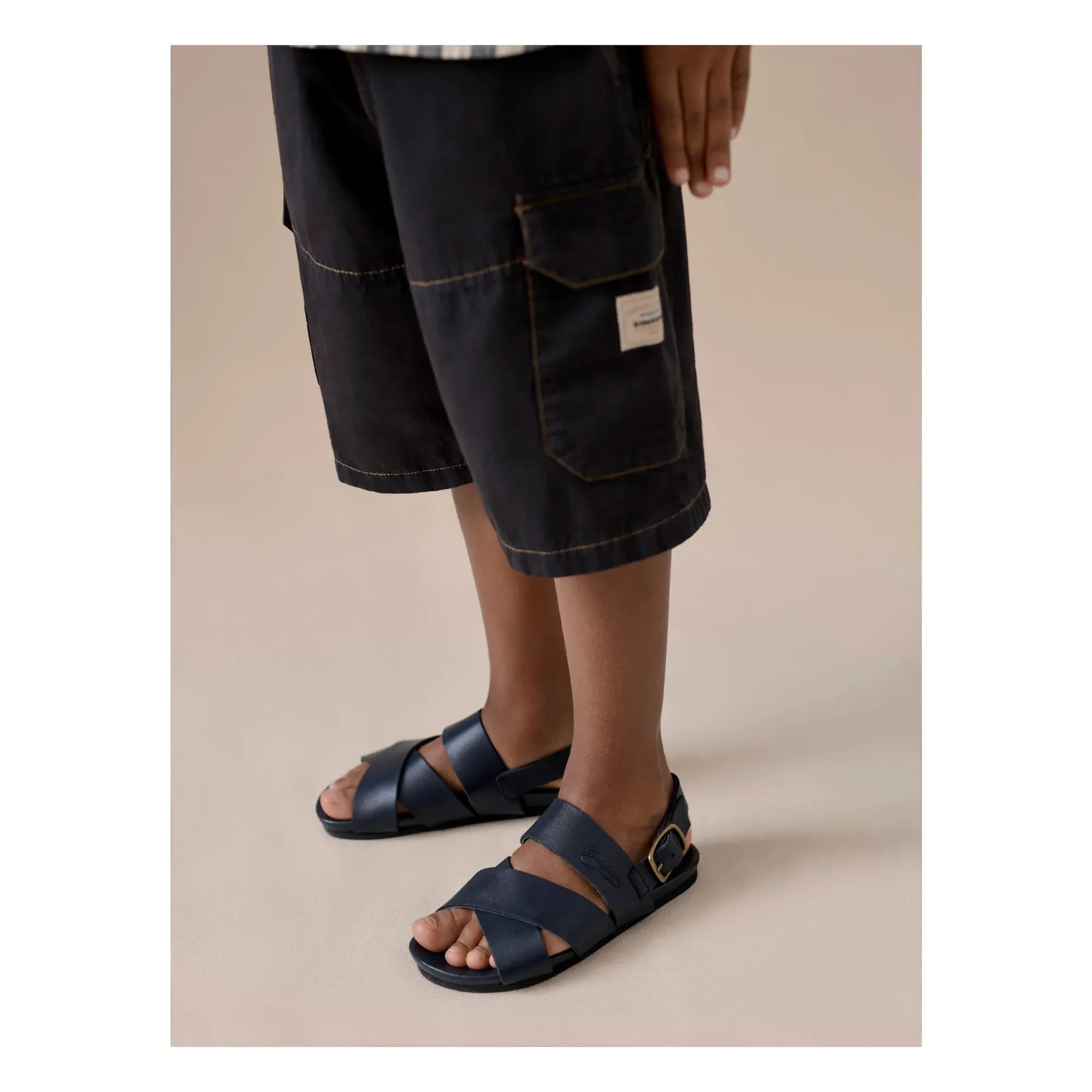 Bonpoint - Pantalones cortos cargo de algodón orgánico Lawson | Negro