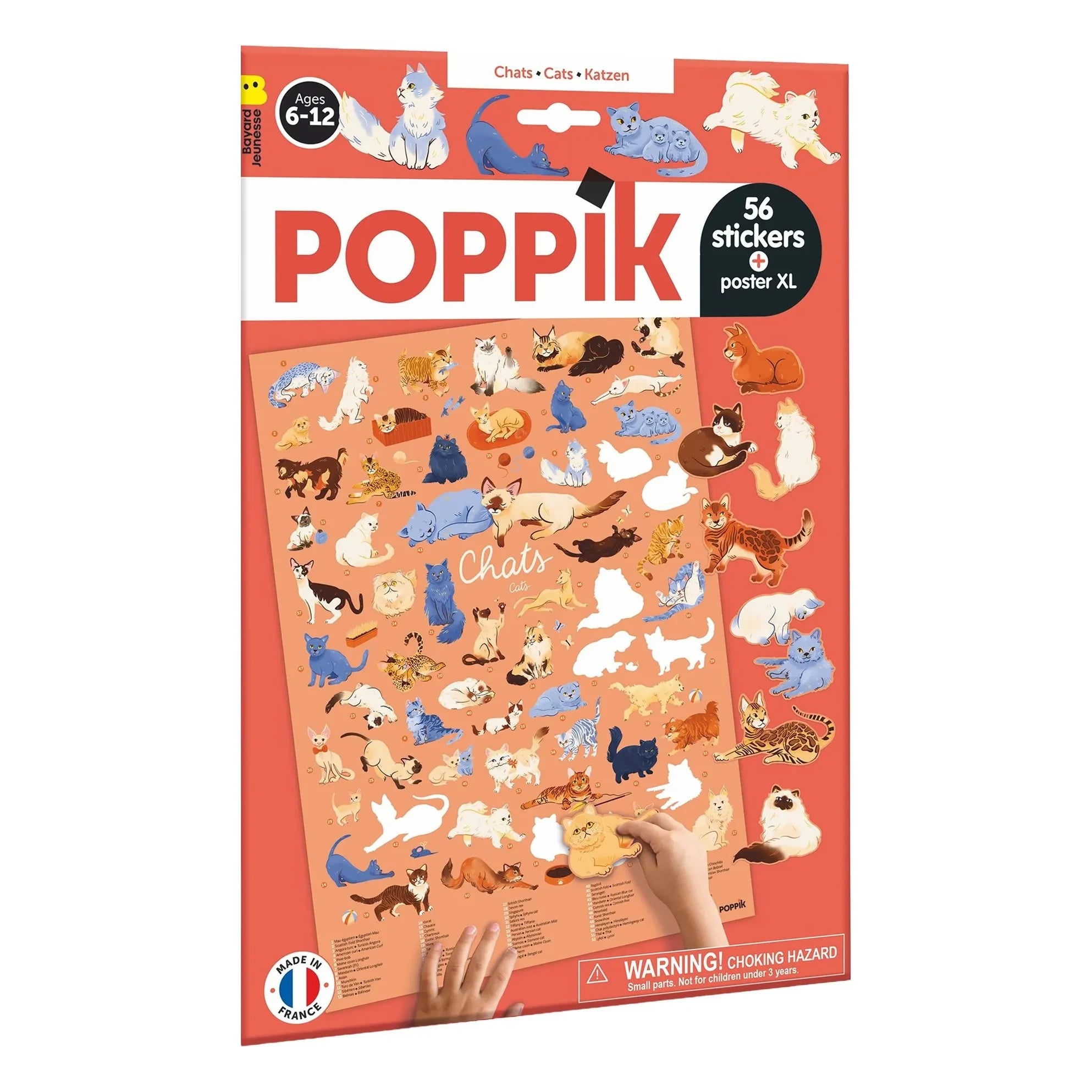 Poppik - Poster çıkartmaları Les Chats
