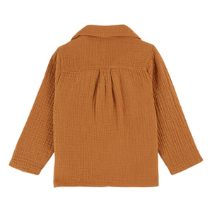 Emile et Ida - Kurta Cotton Gauze Fabric | Caramel