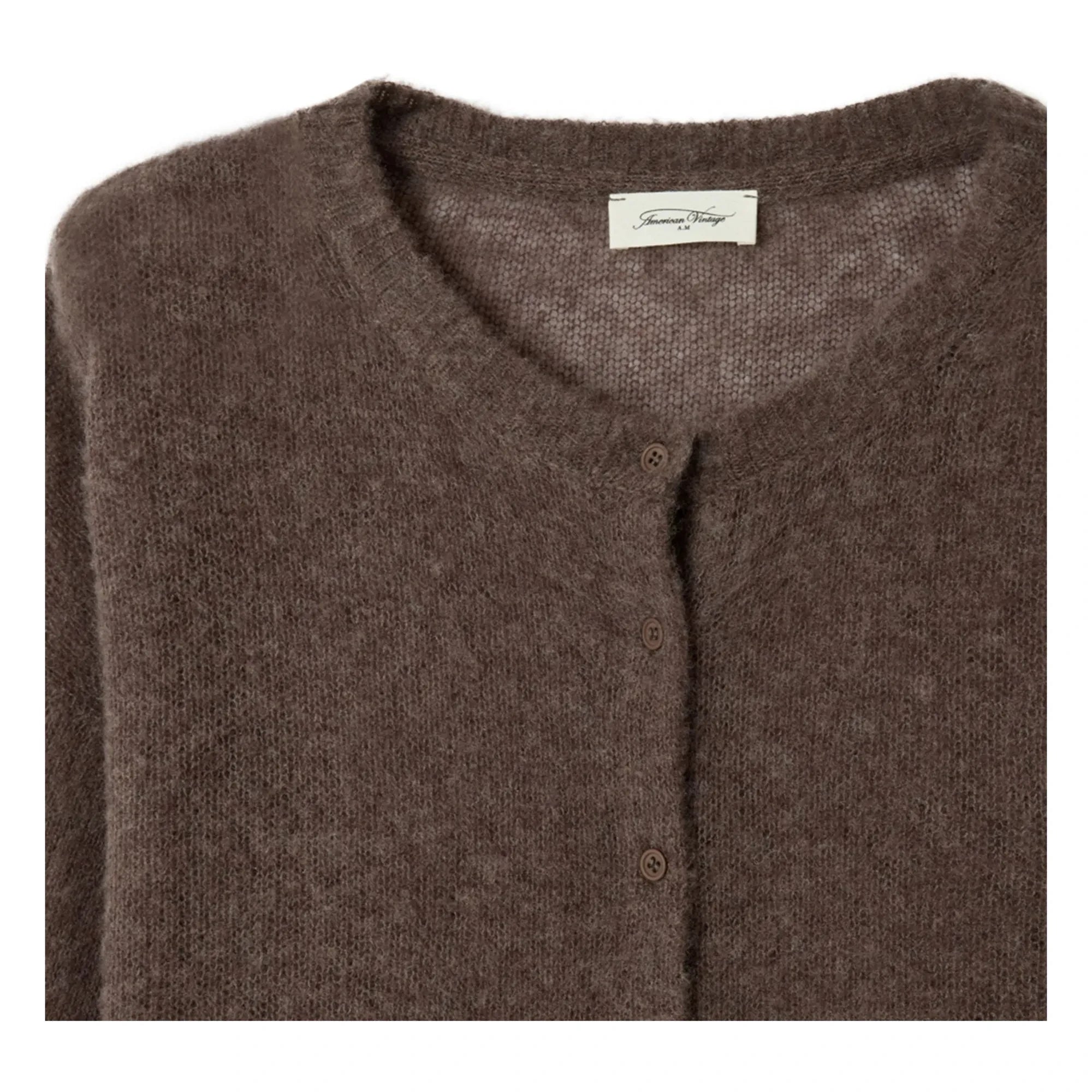 American Vintage - Bodyrow Kaschmir- und Wollweste | Braun