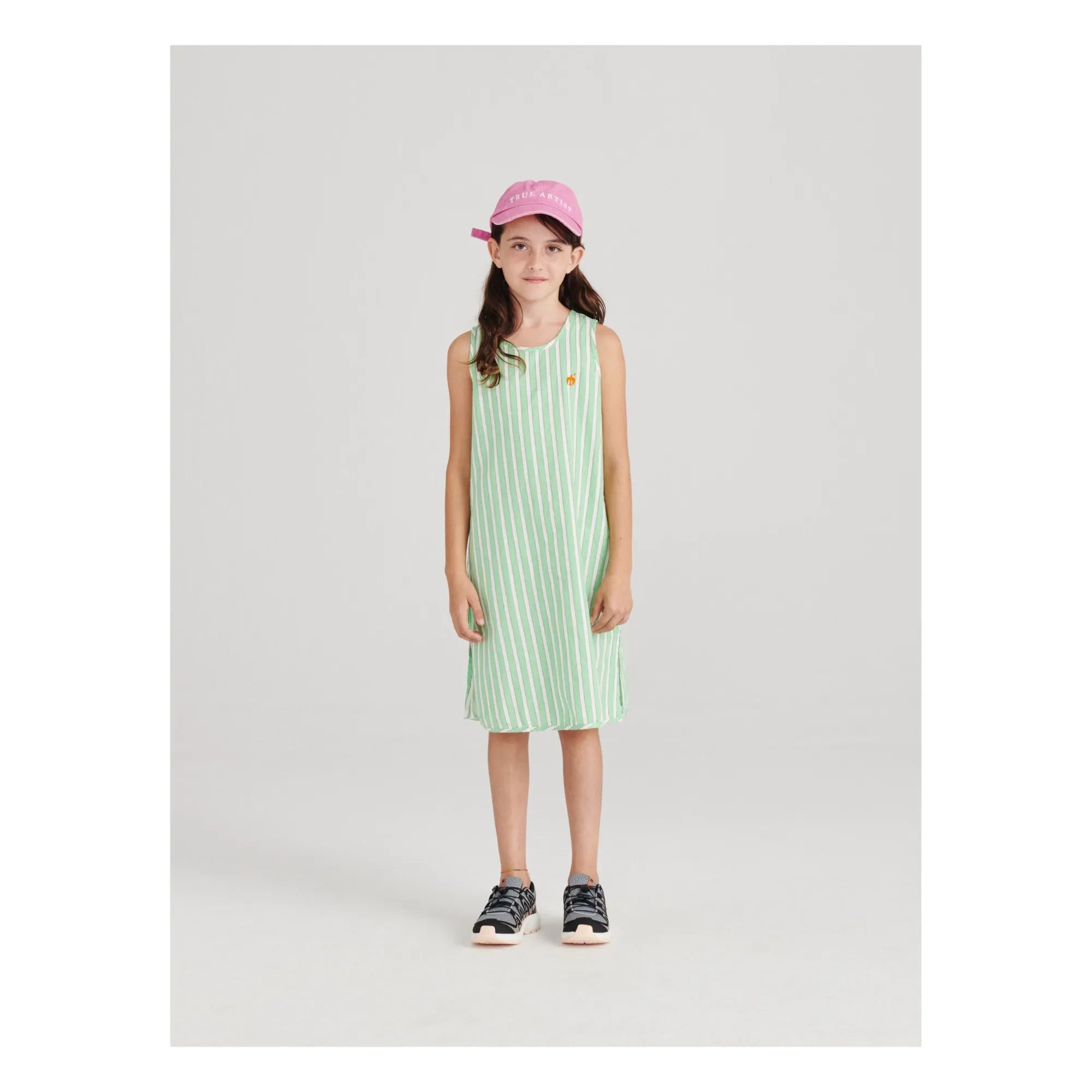 True Artist - Dress n°12 Çizgili | Yeşil