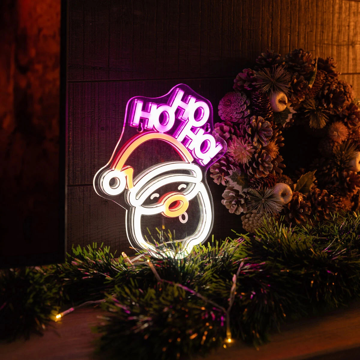 Legami - Neon-Effect LED Lamp - Santa Claus - It's a Sign