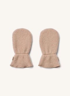 Wheat - Jay Merino-Fleece-Handschuhe | Puderrosa