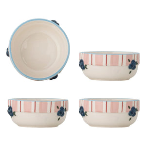 Bloomingville - Carry kaseler - 4'lü Set | Pembe