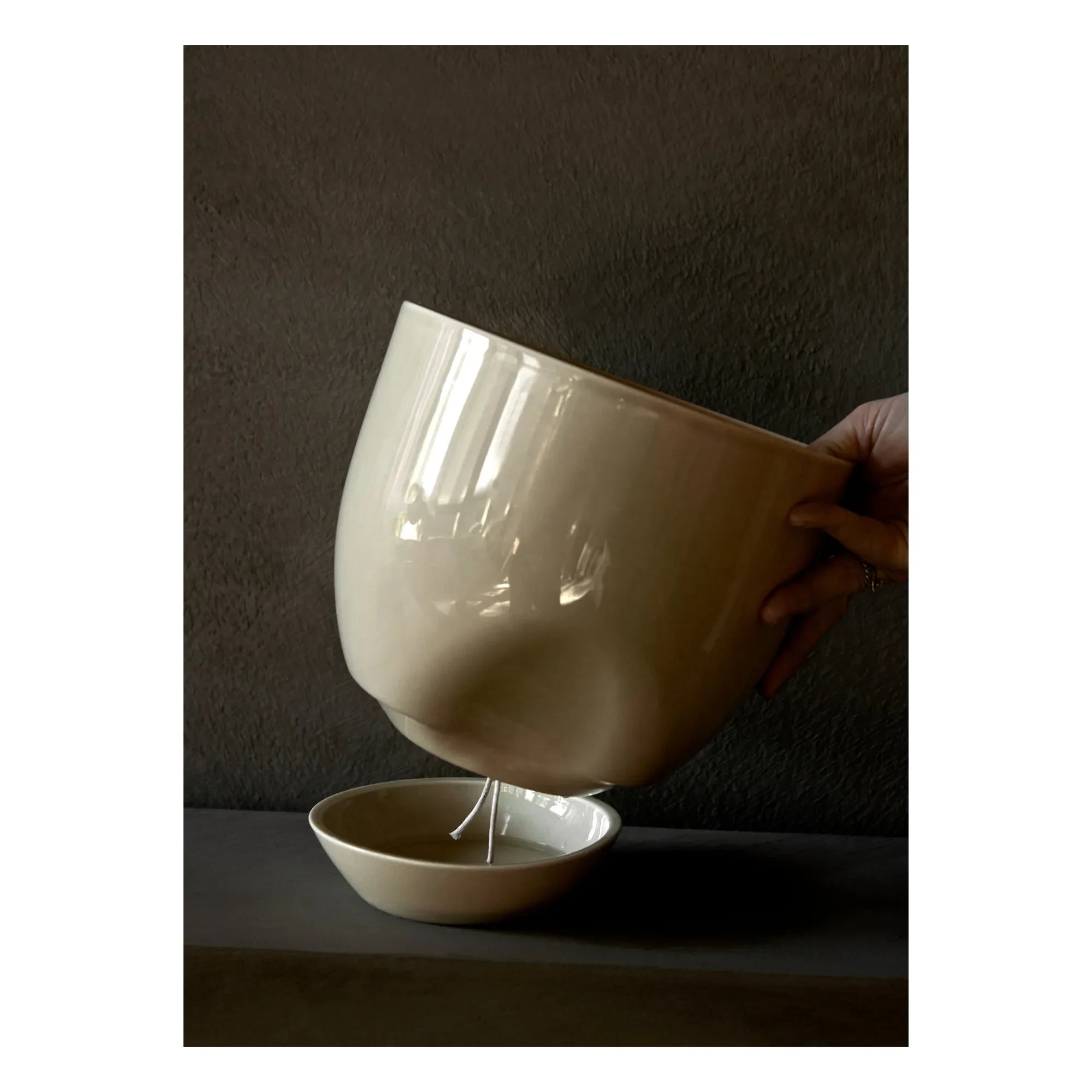 Audo Copenhagen - Moist ceramic pot cover | Beige