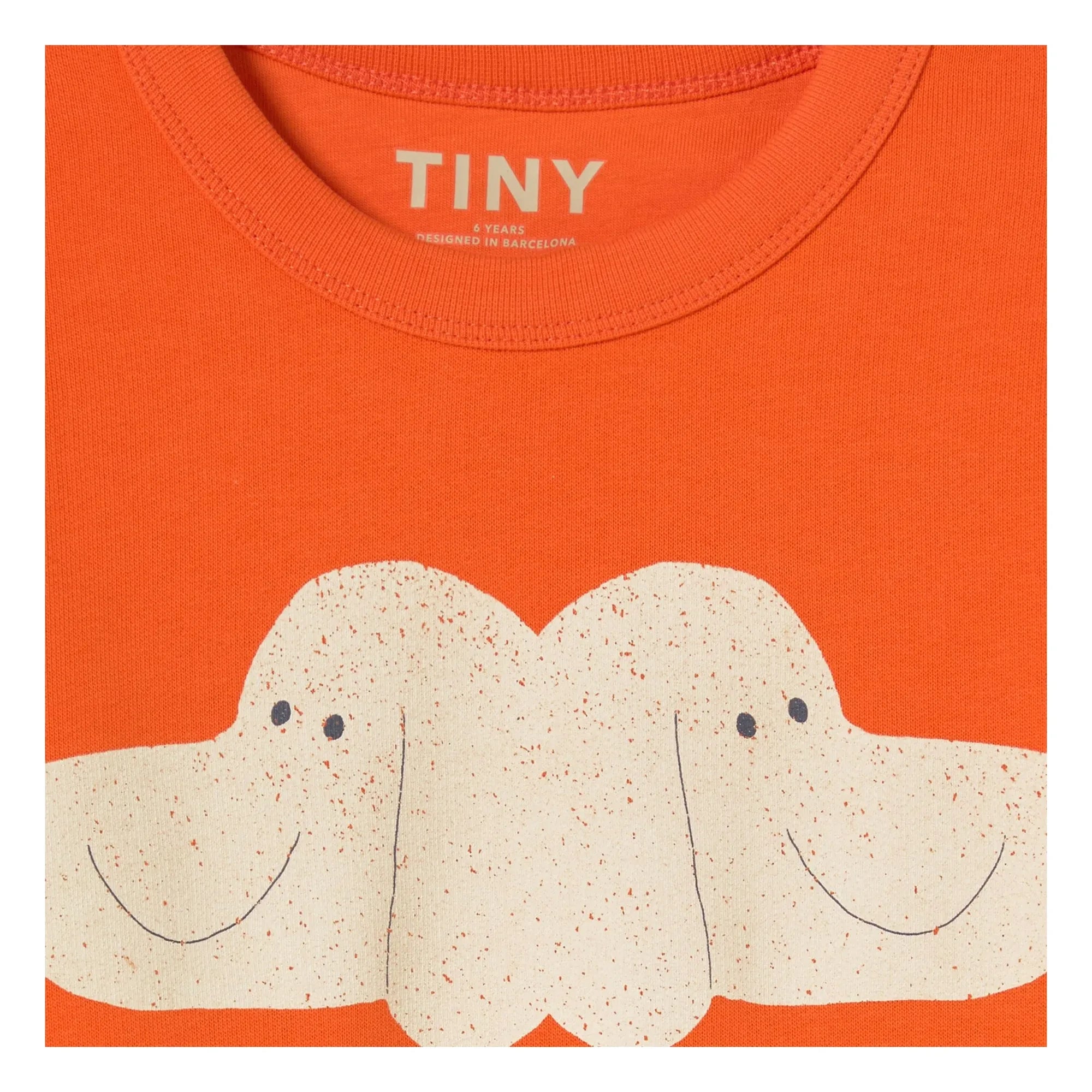 Tinycottons - Sweat Dogs Tiny & Tiny Organik Pamuk | Turuncu