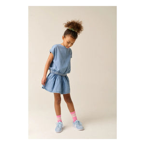 Tumble N'Dry - Gewaschener blauer Denim-Rock Anguria