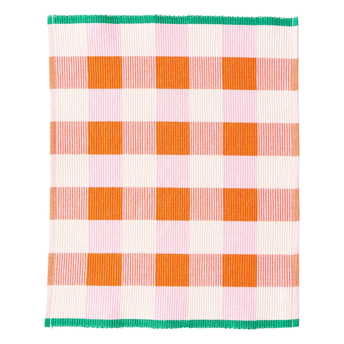 Tarta Gelatina - Organic Cotton American Placemat | Orange