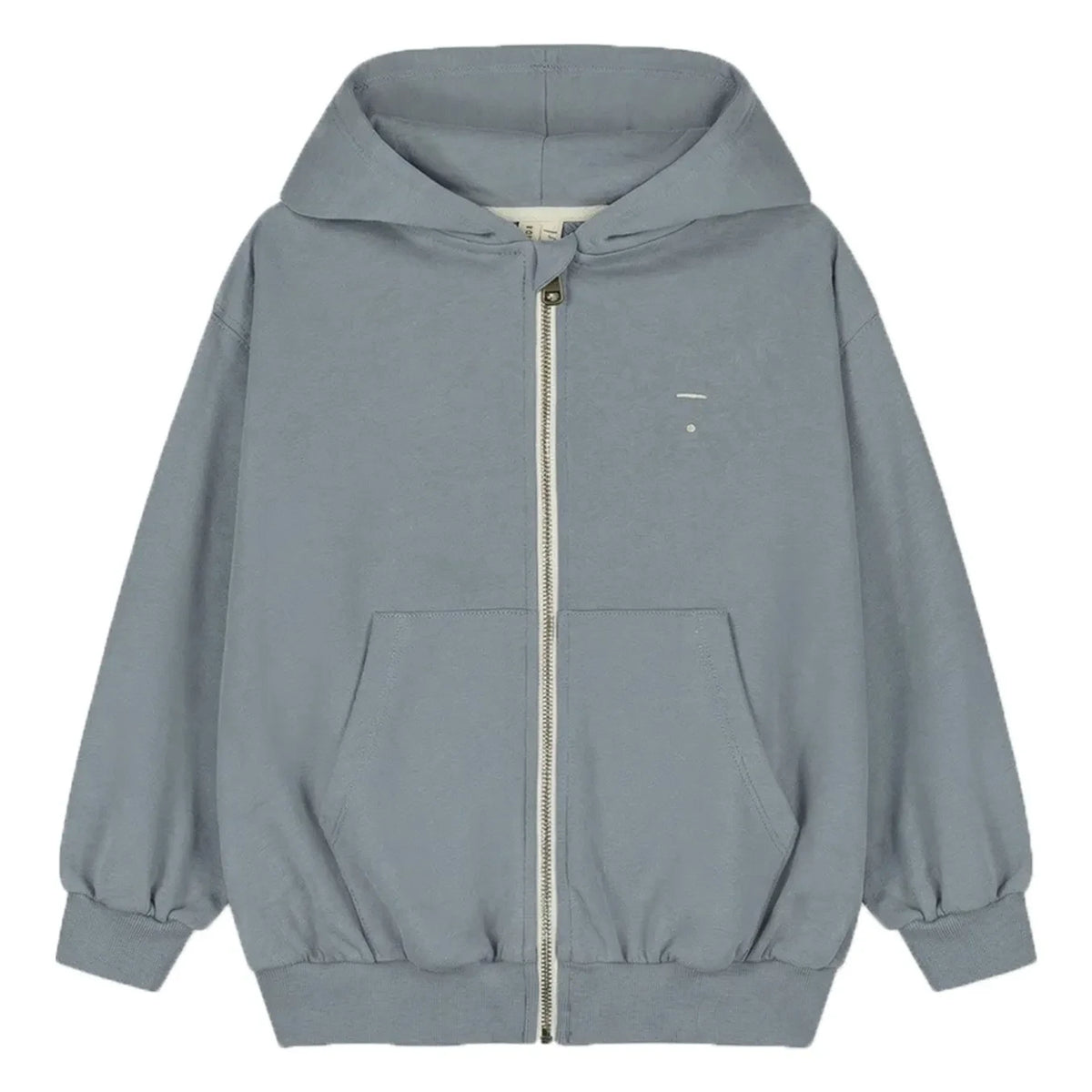 Gray Label - Sudadera orgánica de algodón con cremallera | Gris