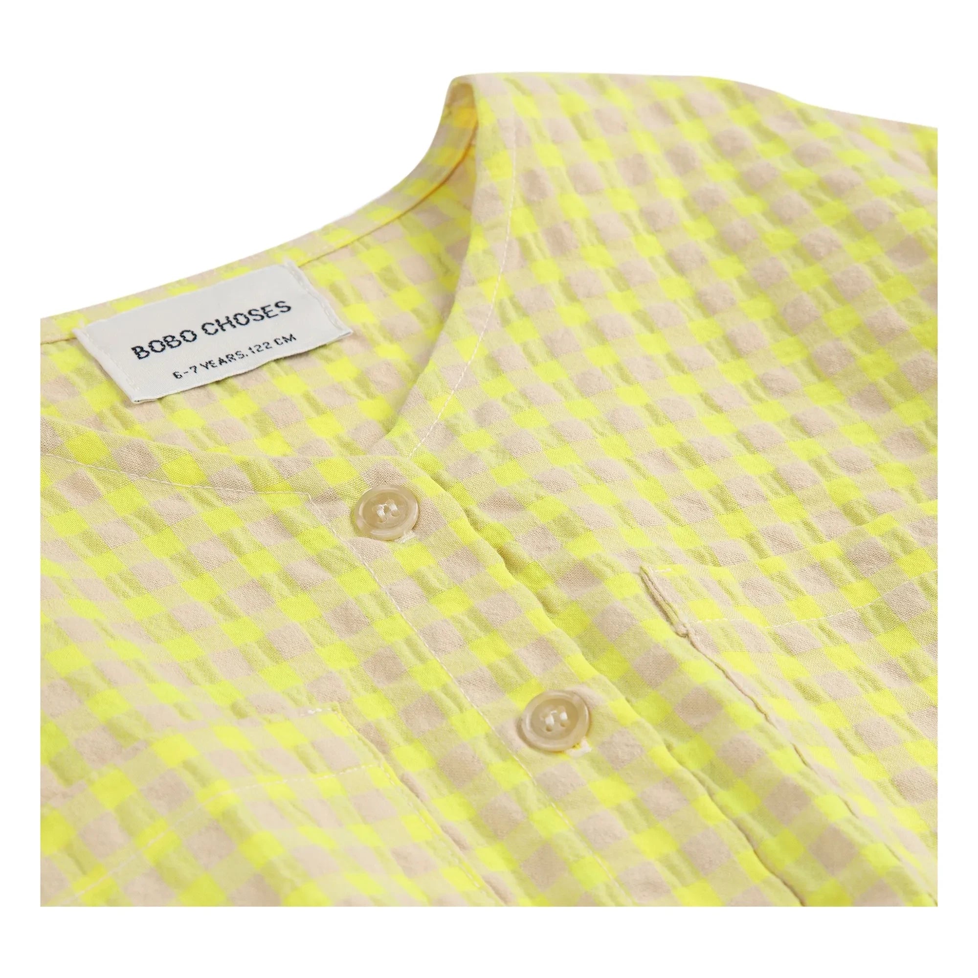 Bobo Choses - Vichy Jumpsuit | Yellow