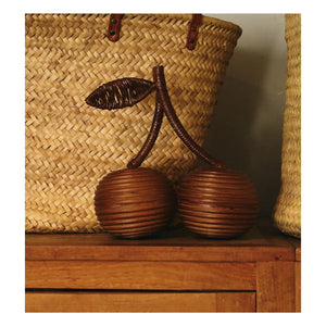 Anna + Nina - Cherry Rattan Storage Box