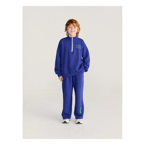 Bobo Choses - B.C. Organik Pamuklu Fermuarlı Sweatshirt | Lacivert