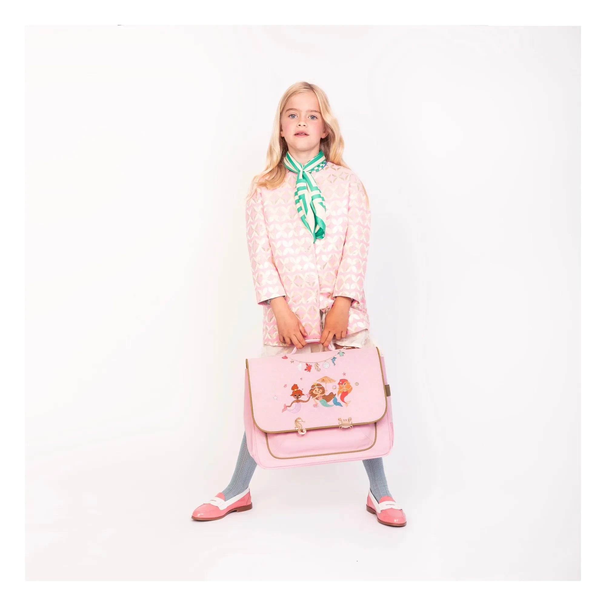 Jeune Premier - Bolso de mano Midi Mermaids | Rosa