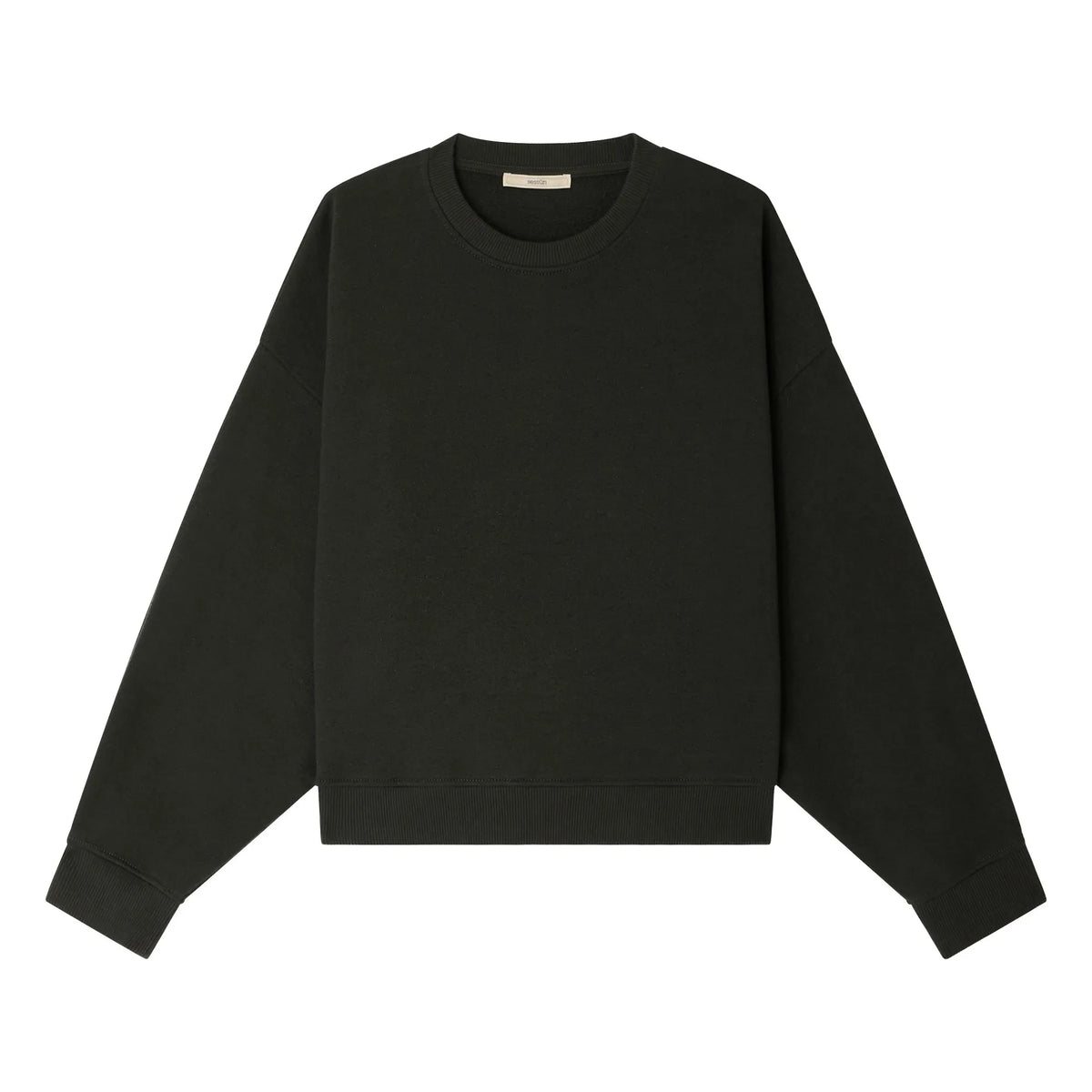 Sessùn - Yuki Metallic Sweatshirt | Dark Green