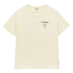a.p - Tequila Bio-Baumwolle T-Shirt | Cremeweiß