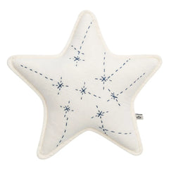 Editions Aimable - Ferdinand cojín en forma de estrella | Ivory Gauze