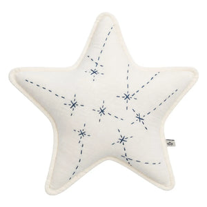 Editions Aimable - Ferdinand cojín en forma de estrella | Ivory Gauze