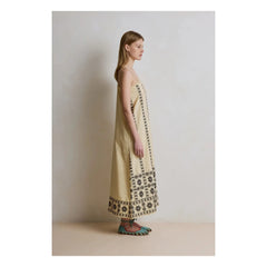 Hod - Constance Baumwollkleid | Champagne