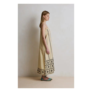 Hod - Constance Baumwollkleid | Champagne