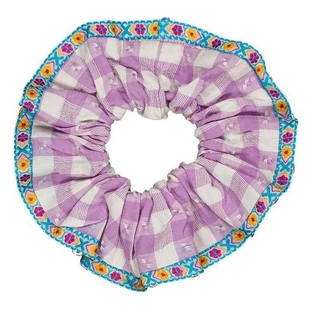 Hello Simone - Gingham Scrunchie | Lavanta