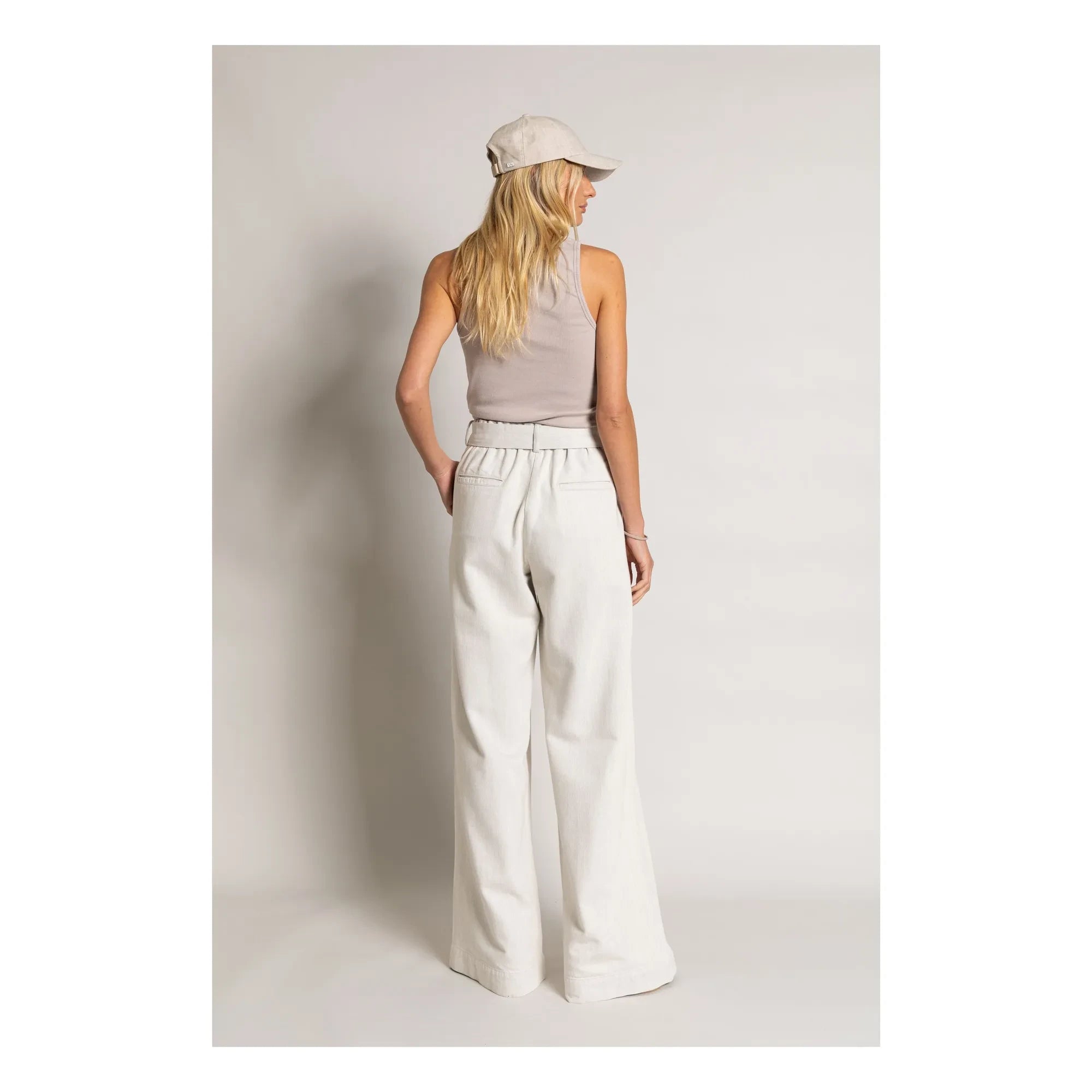 Smallable Woman - Ayla Organic Cotton Ribbed Tank Top | Mastic