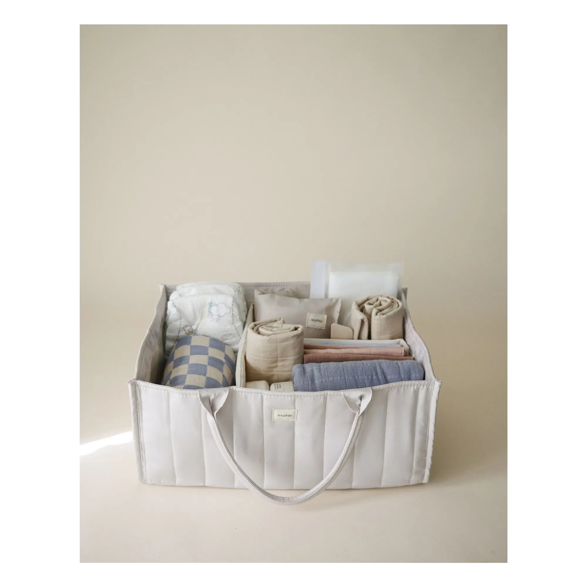 Mushie - Storage Basket | Cream