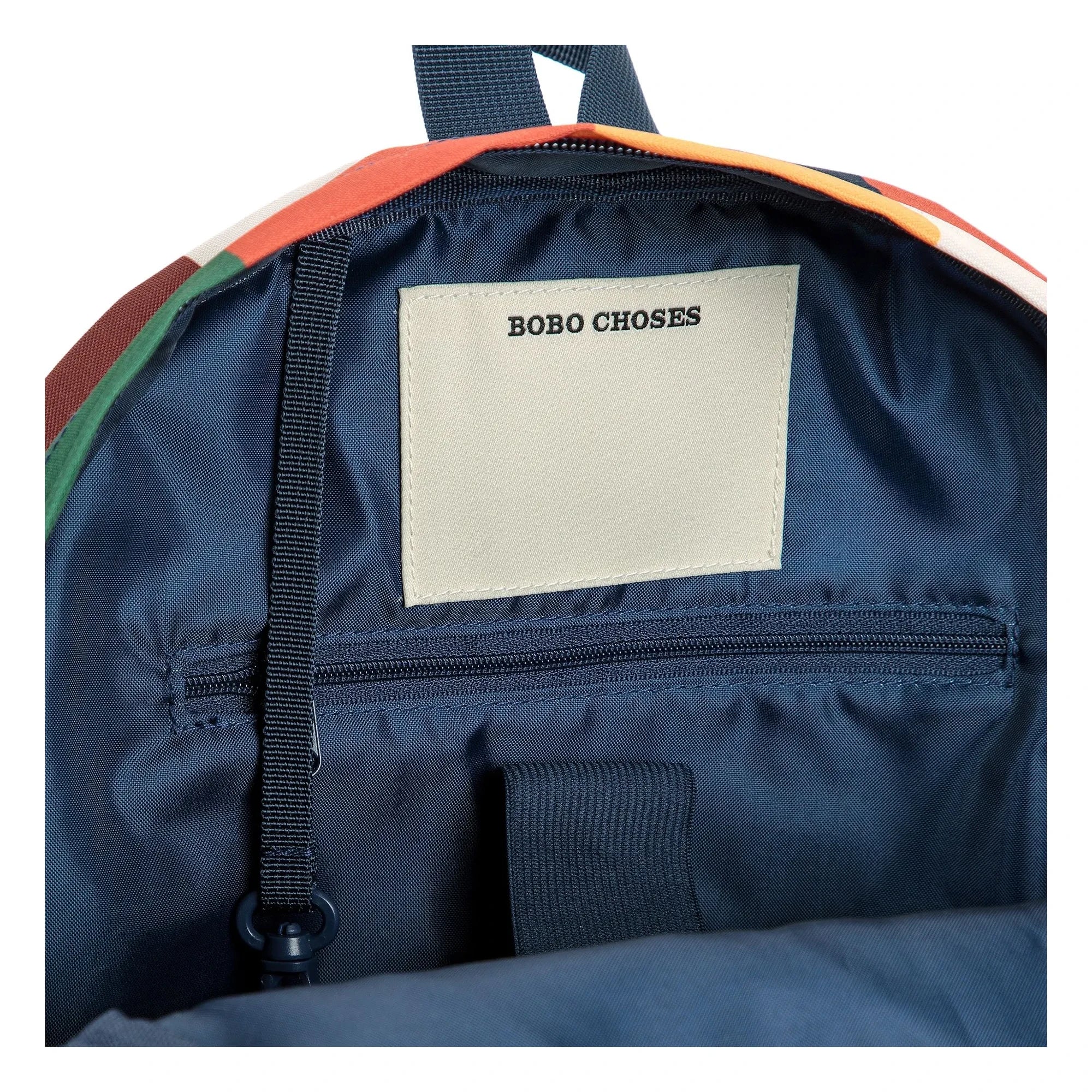 Bobo Choses - Recycled Fiber Checkered Backpack | Brown