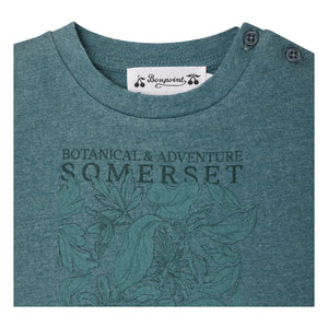 Bonpoint - Tom T-shirt Organic Cotton | Peacock Blue
