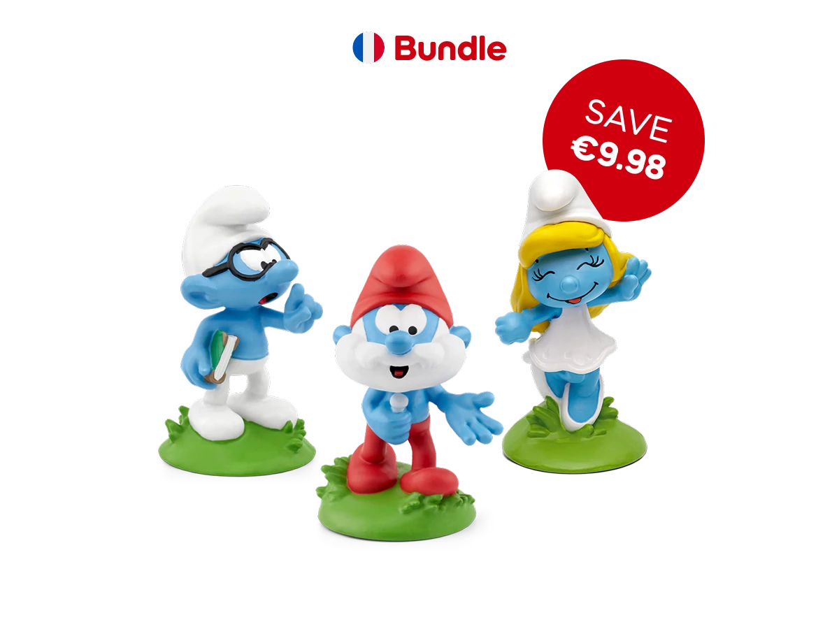 Tonies - Smurfs Pack – 3 Mischievous Adventures - Tonies Bundle