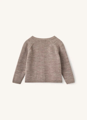 Copenhagen Colors - Merino Wool Cardigan and Leggings Set | Taupe Brown
