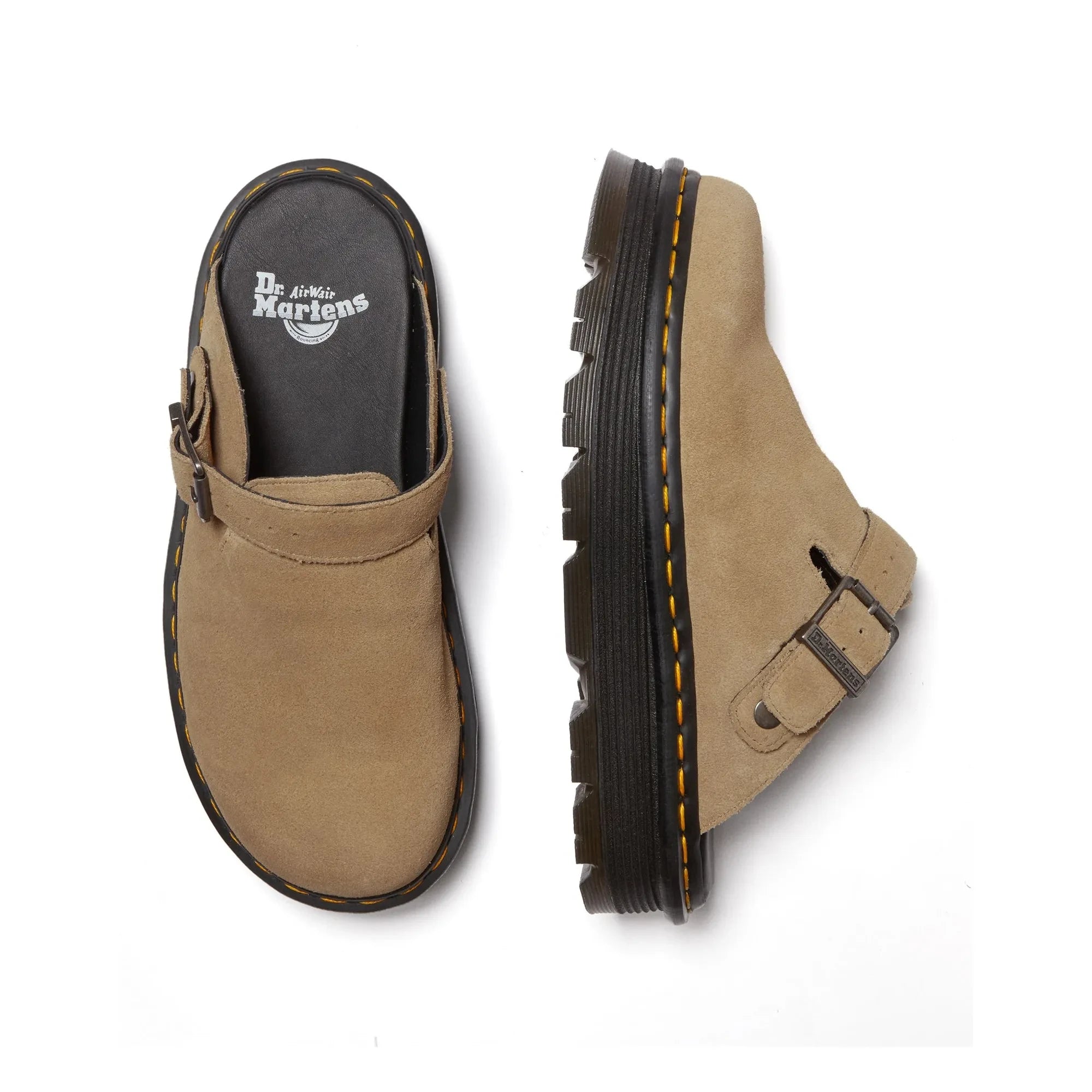 Dr Martens - ZebZag Süet Mules | Kum