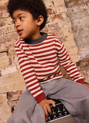Bonton - Pepito Jersey a rayas | Caramel