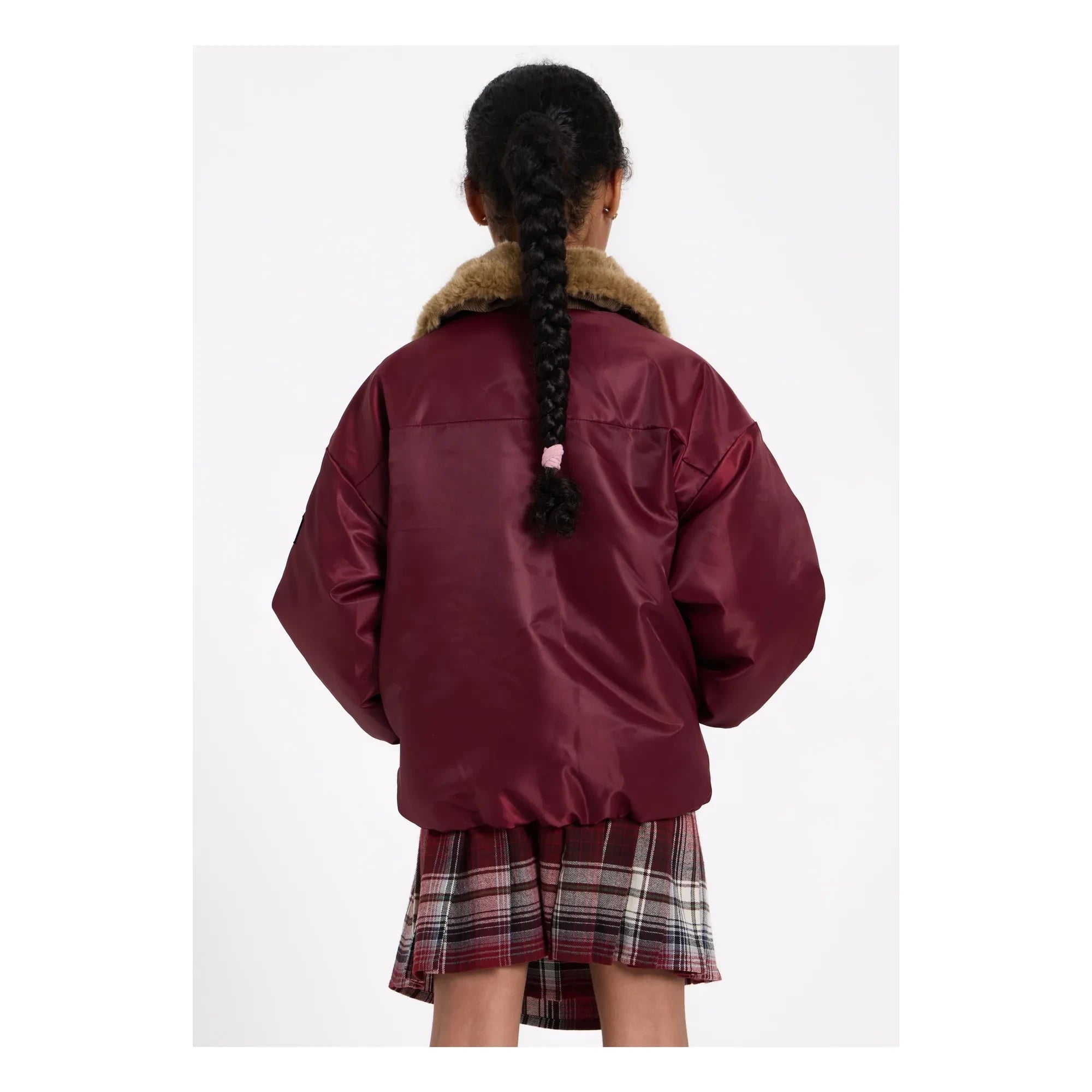 Finger in the nose - Aria Bomber Ceket | Aubergine