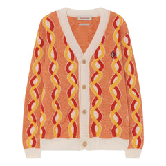 The Animals Observatory - Racoon Woll- und Kaschmir-Strickcardigan | Orange