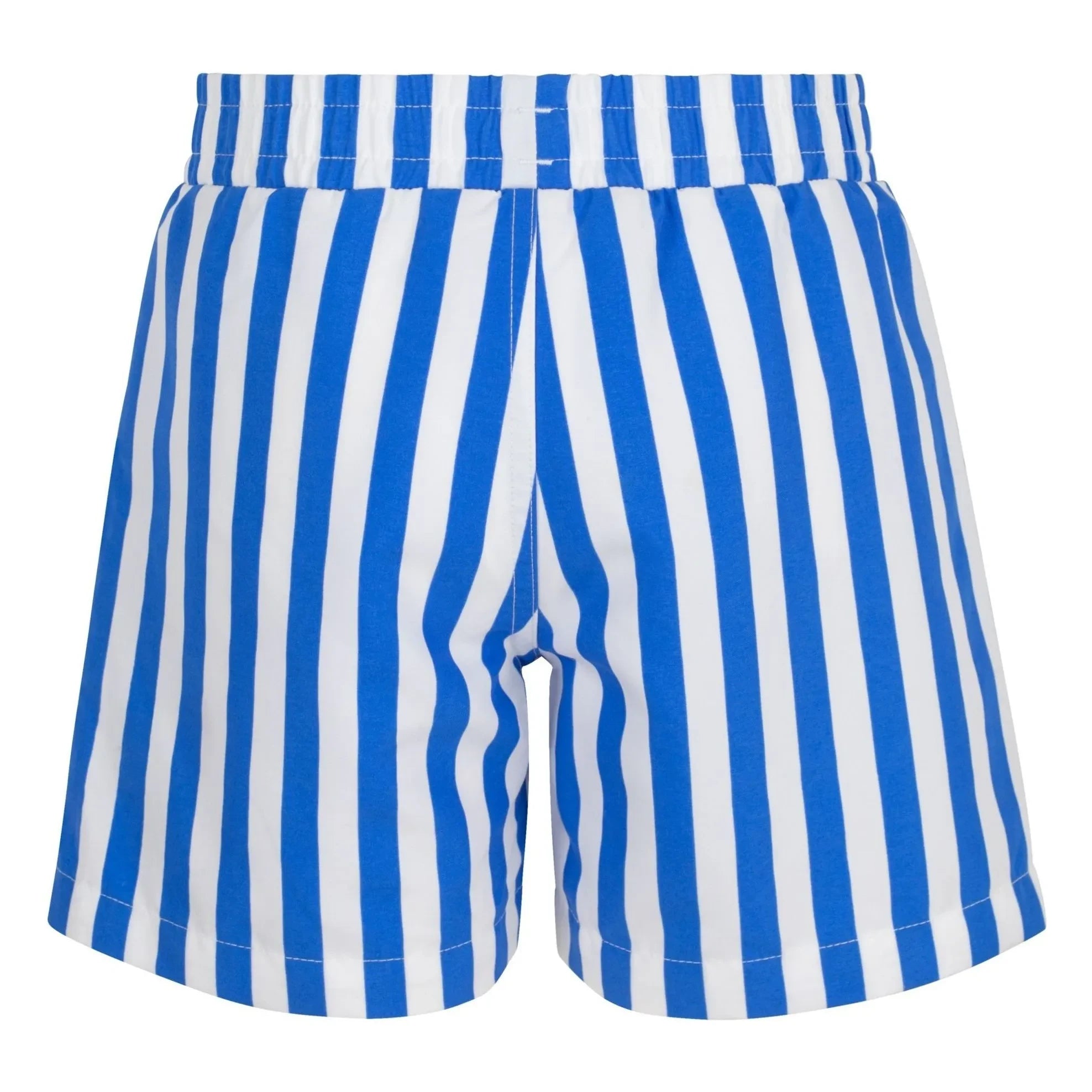 Petit Bateau - Bañador corto a rayas de fibra reciclada | Azul