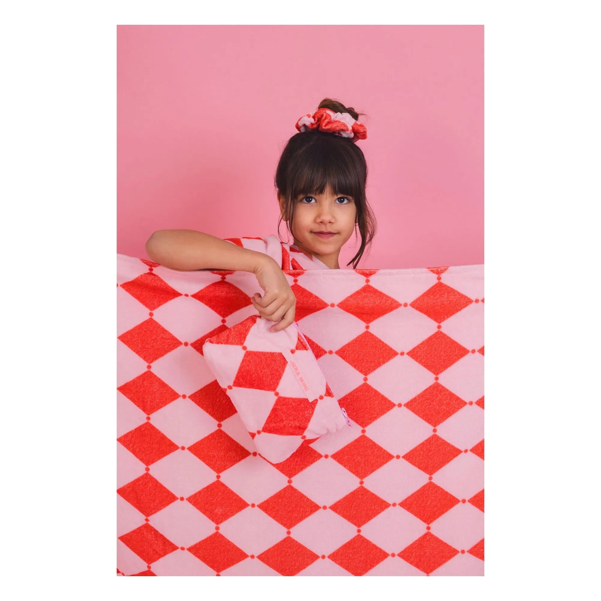 Jera Mini - Chouchou Losanges Sponge | Pink