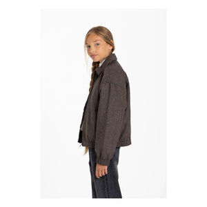 Finger in the nose - Sage Houndstooth Wolljacke | Braun