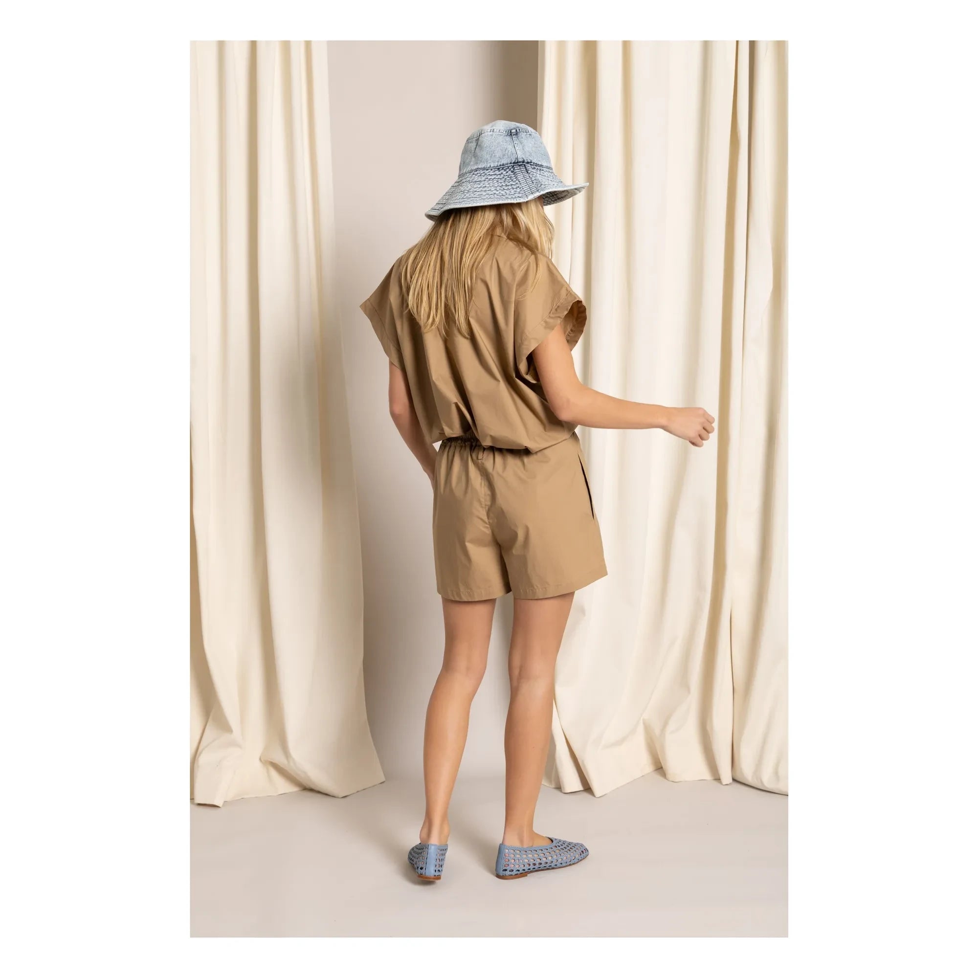 Smallable Woman - Crop Bella Shirt | Frosted Brown
