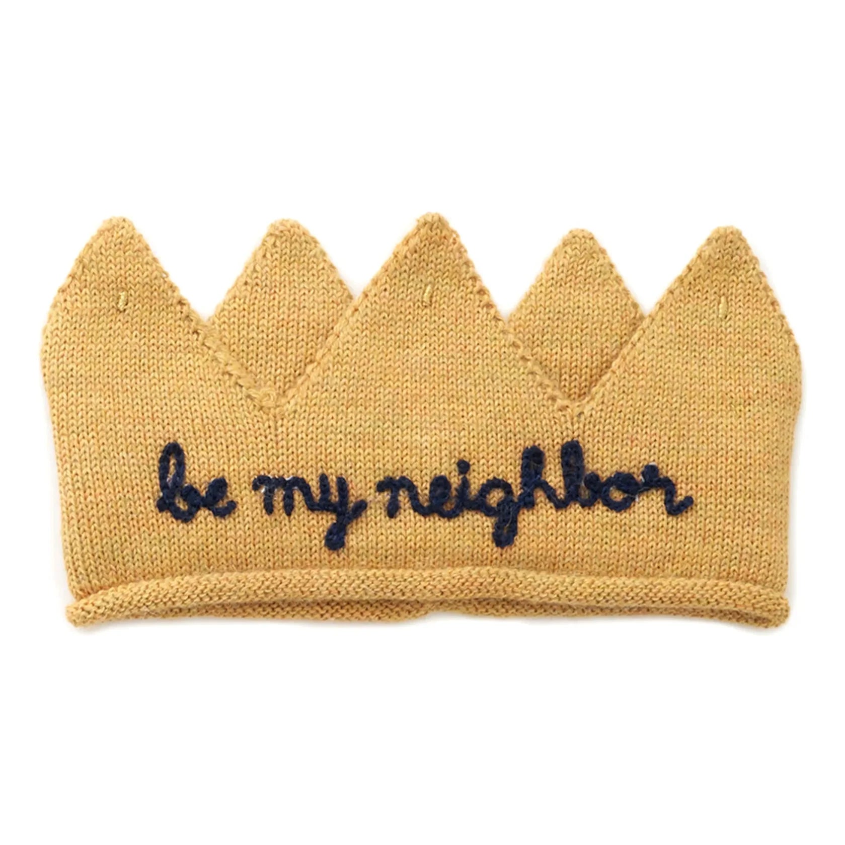 Oeuf NYC - Corona de lana de alpaca Be My Neighbour | Amarillo