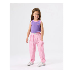 Goldie + Ace - Camiseta de tirantes acanalada en contraste | Morado