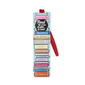 Legami - Illustrated Bookmark with Elastic Band - Book Lover - Bookmark