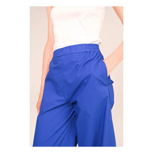Sacrécoeur - Lola Magna Popeline Hose | Blau