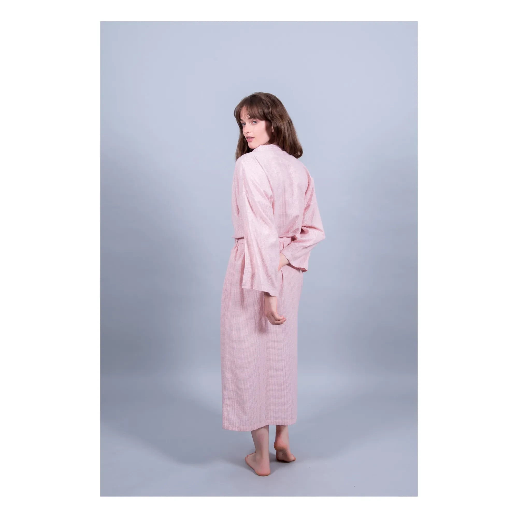 Scarlette Ateliers - Grace Checked Kimono | Red