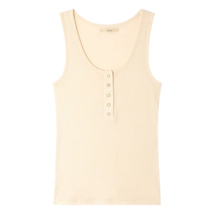 Sessùn - Camargo Spaghetti-Top | Ecru