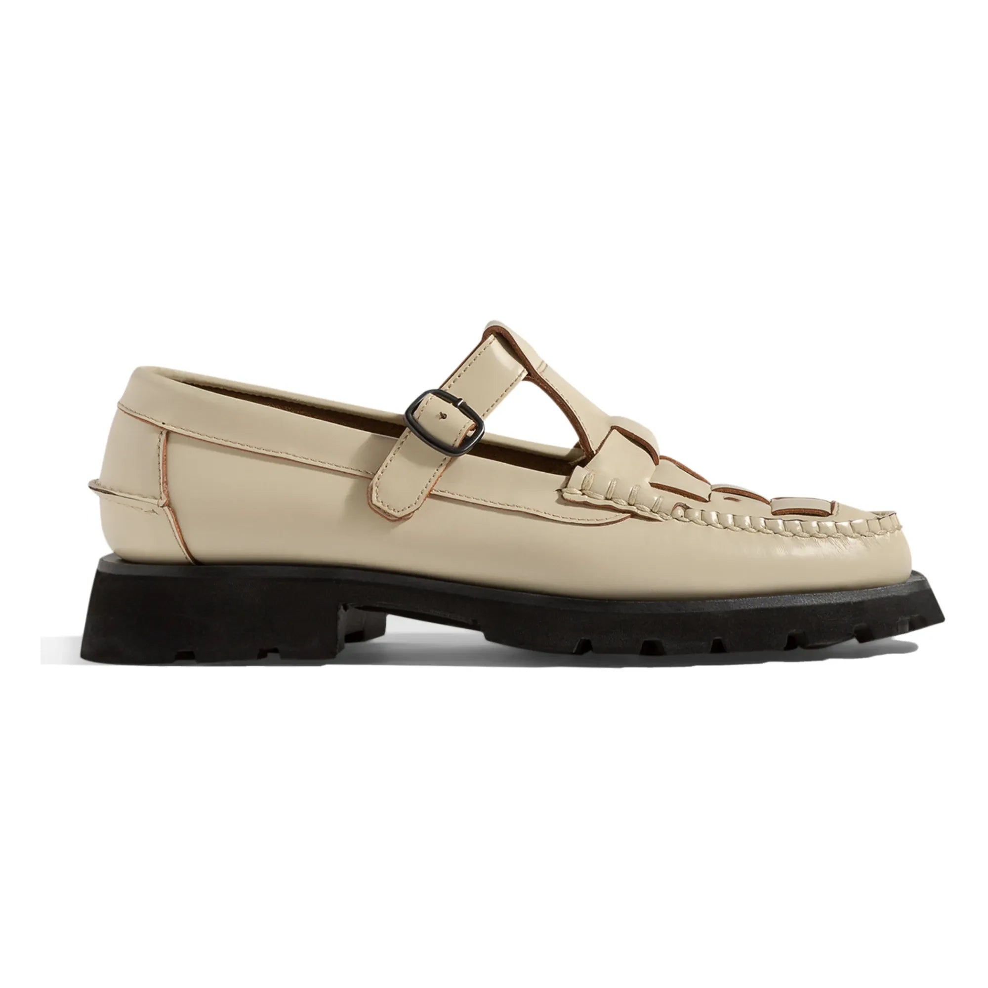 Hereu - Soller Spor tokalı loafer | Ekru