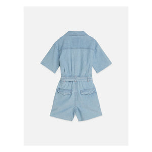 Scotch & Soda – Chambray-Jumpsuit | Hellblau