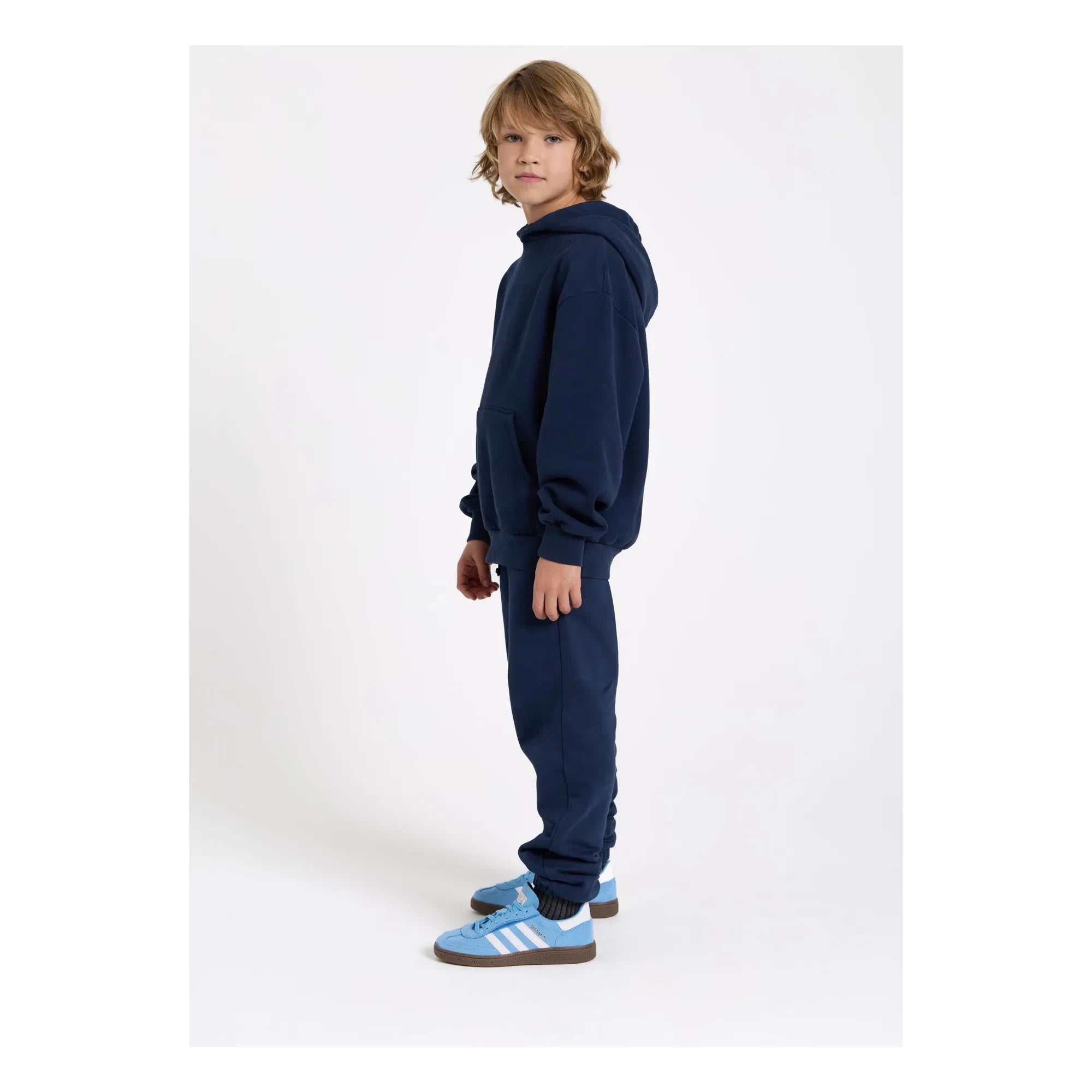 Smallable Kid - Noa organik pamuklu sweatshirt | Yıkanmış mavi